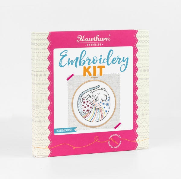 Dormouse Embroidery Kit