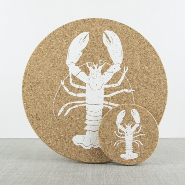Cork placemat coaster Lobster Love Liga PTES