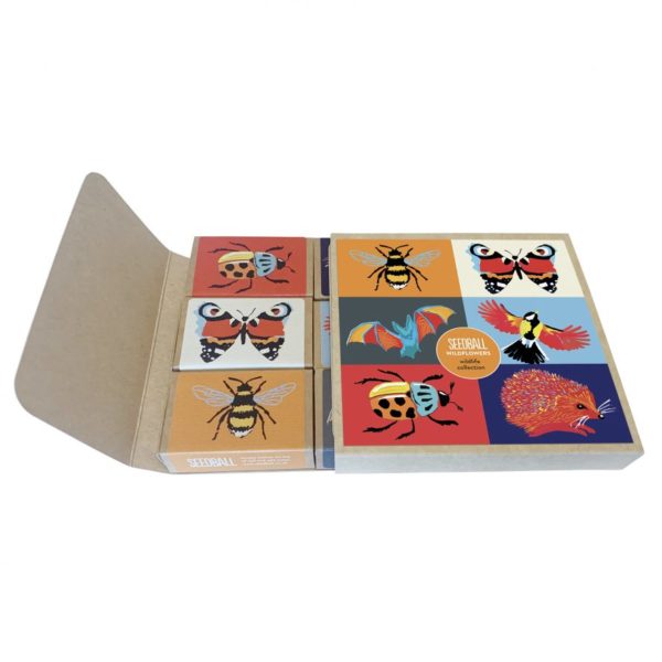 Seedball Wildlife Collection seed boxes