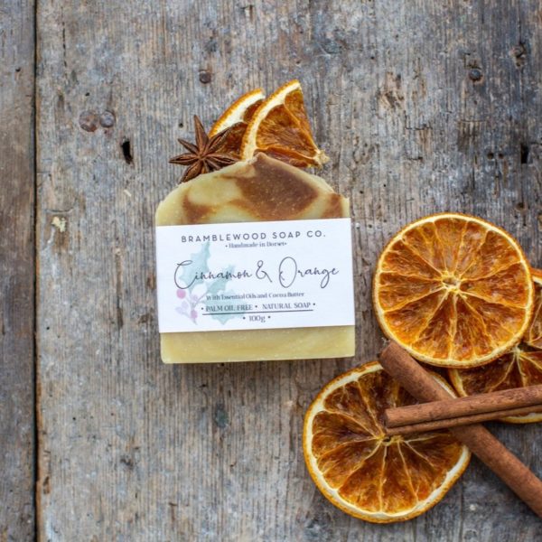 Bramblewood soap co Cinnamon and Orange
