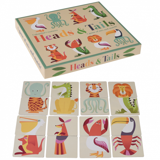Colourful Creatures Heads and Tails Game REX London