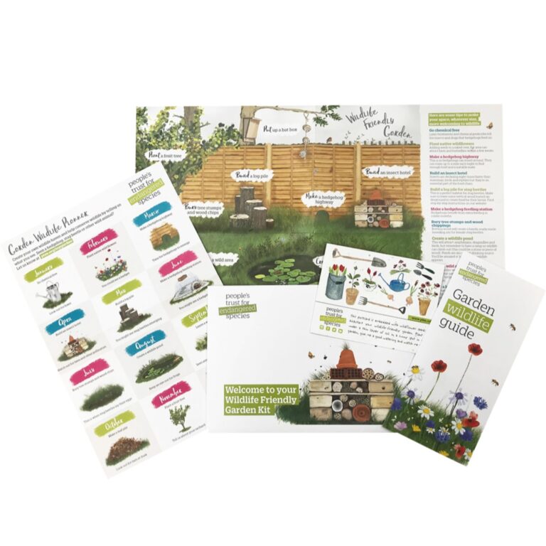 Wildlife friendly gardeners guide and starter kit - People's Trust for Endangered Species