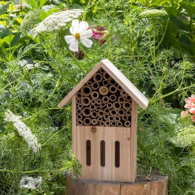 Garden butterfly bee hotel