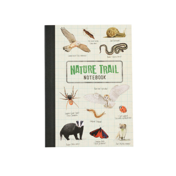 Nature trail A6 lined notebook