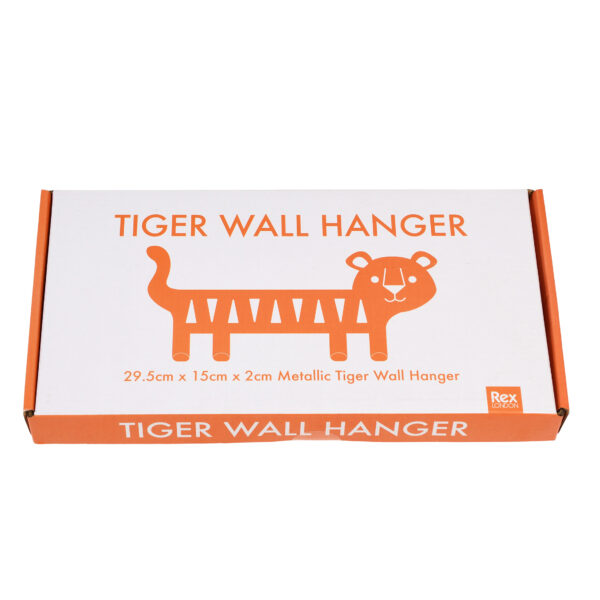 Metal tiger wall hanger box