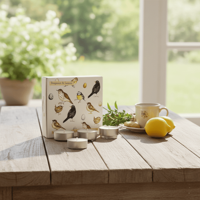 Heaven Scent British Birds tealights - lifestyle
