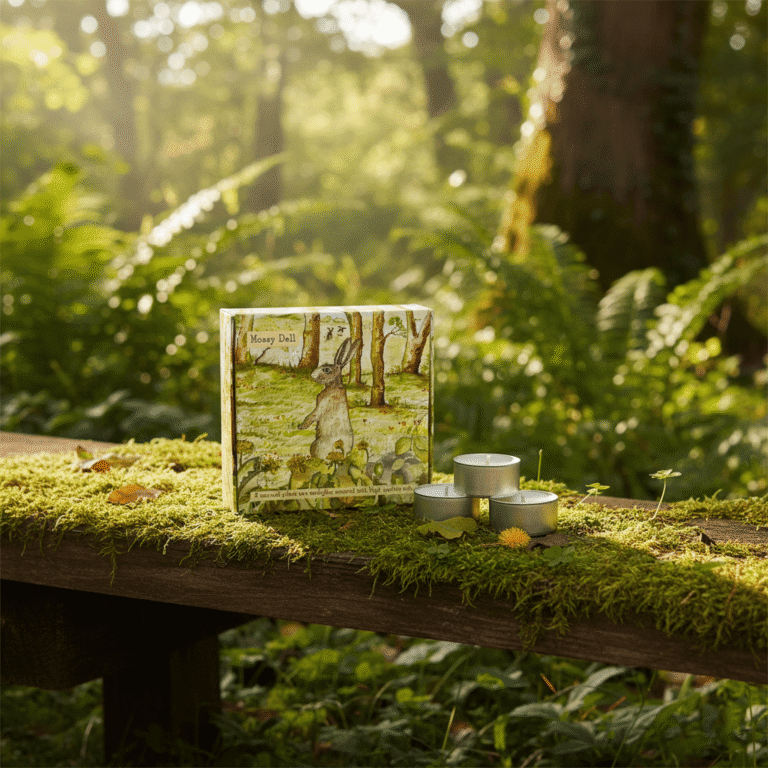 Heaven Scent Mossy Dell tealights - lifestyle