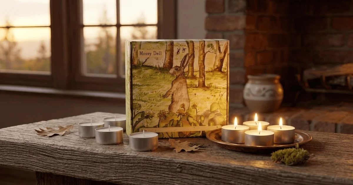 Heaven Scent British Birds tealights - lifestyle